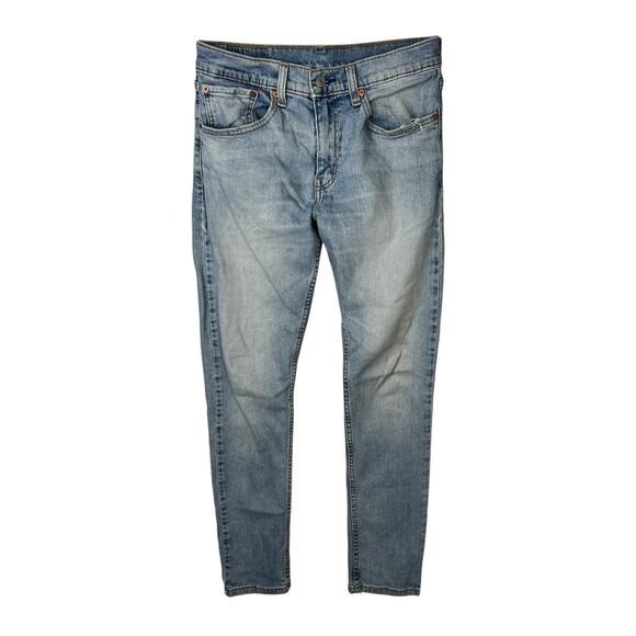 Levi’s 512 Slim Taper Jeans Stretch Denim Light Wash Mens 31x30 Tag 31x32 - Picture 1 of 7